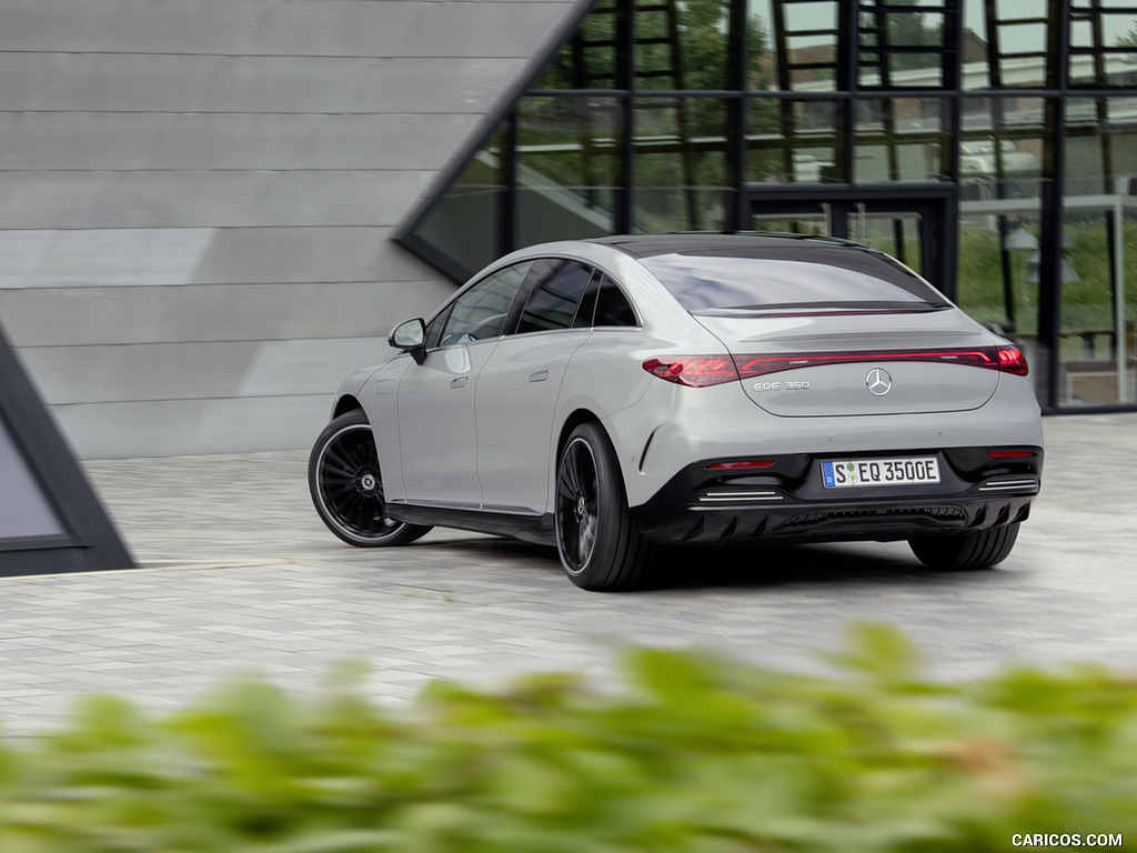 2023 Mercedes-Benz EQE 350 Edition 1 AMG Line (Color: Alpine Grey) - Rear Three-Quarter