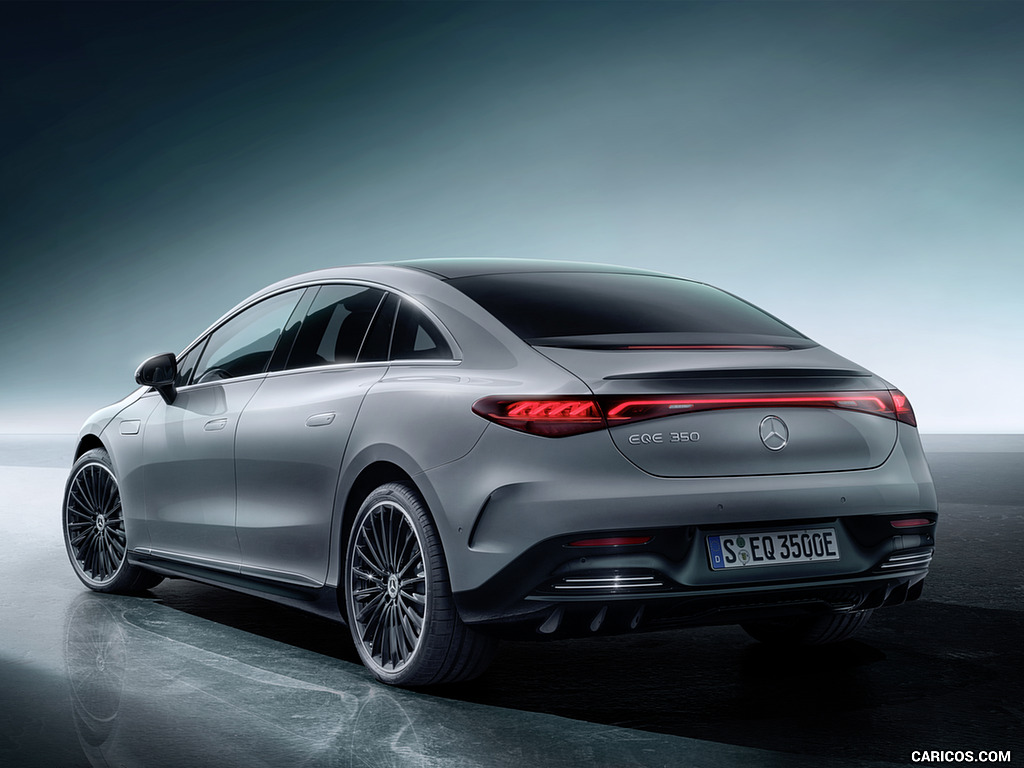 2023 Mercedes-Benz EQE 350 Edition 1 AMG Line (Color: Alpine Grey) - Rear Three-Quarter