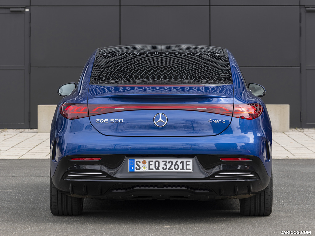 2023 Mercedes-Benz EQE 500 AMG Line 4MATIC (Color: Spectral Blue) - Rear