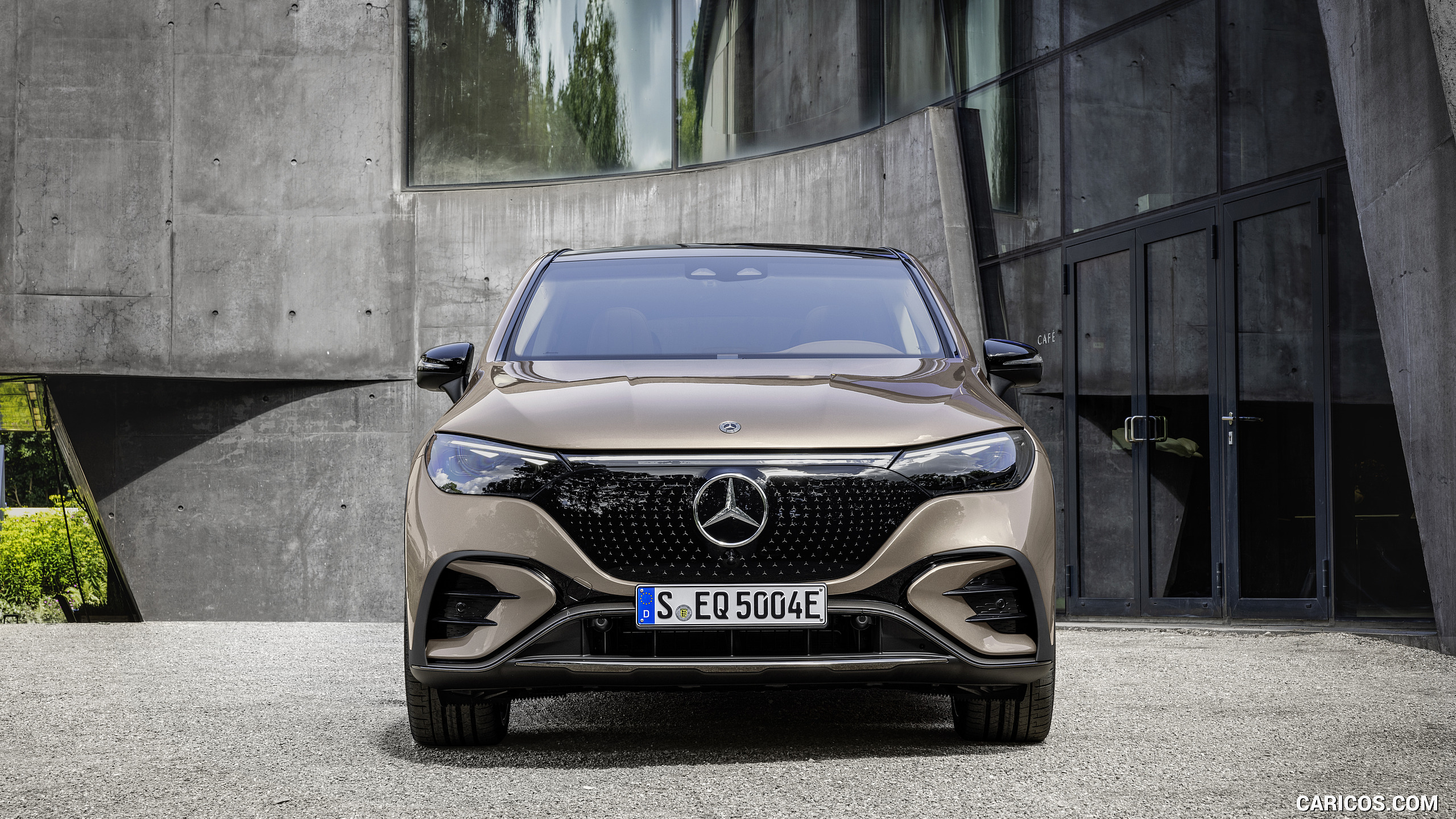 2023 Mercedes-Benz EQE SUV AMG Line Night Package (Color: Velvet Brown Metallic) - Front, #30 of 52