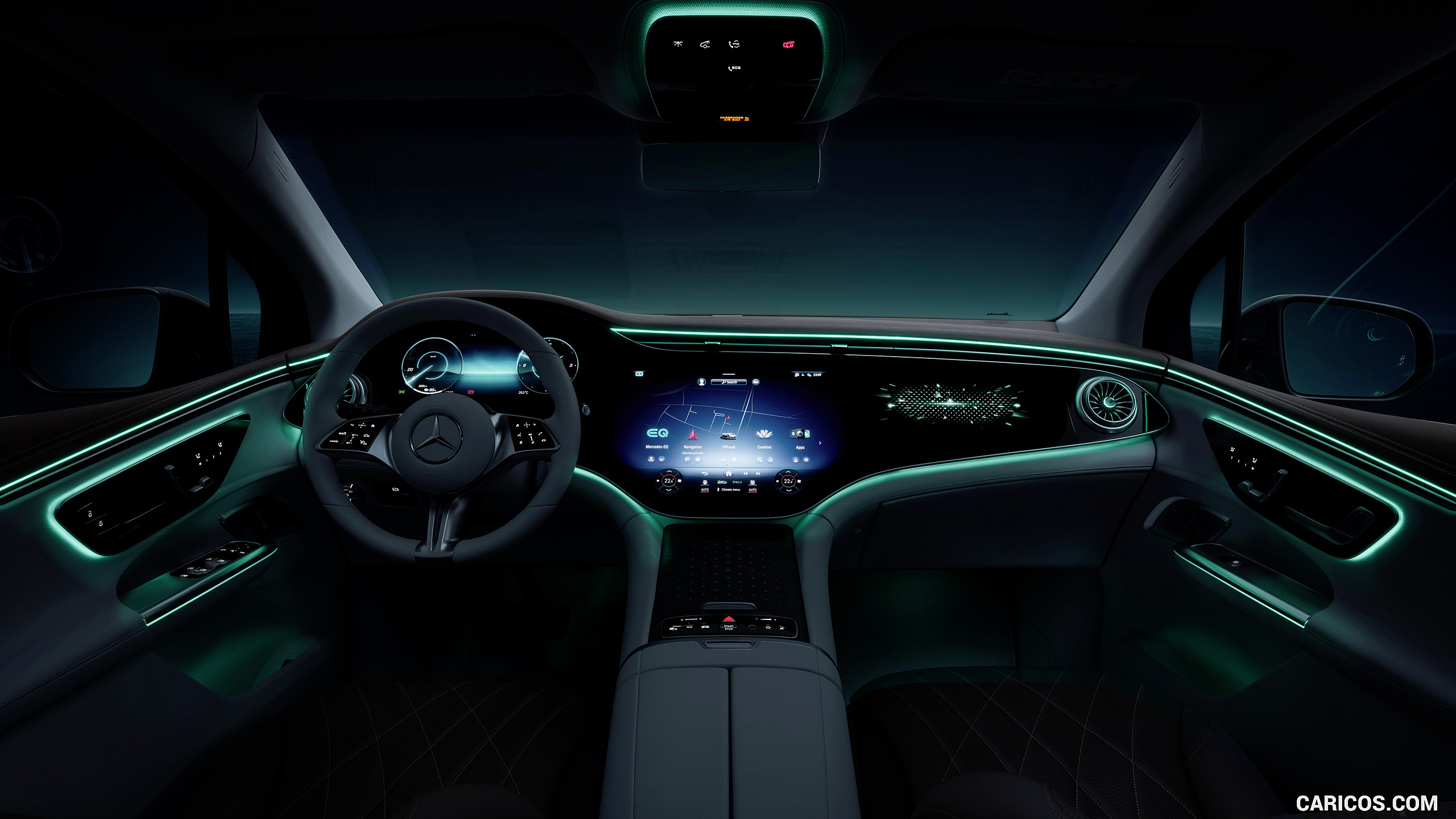 2023 Mercedes-Benz EQE SUV AMG Line Night Package (Color: Velvet Brown Metallic) - Interior, Cockpit, #48 of 52