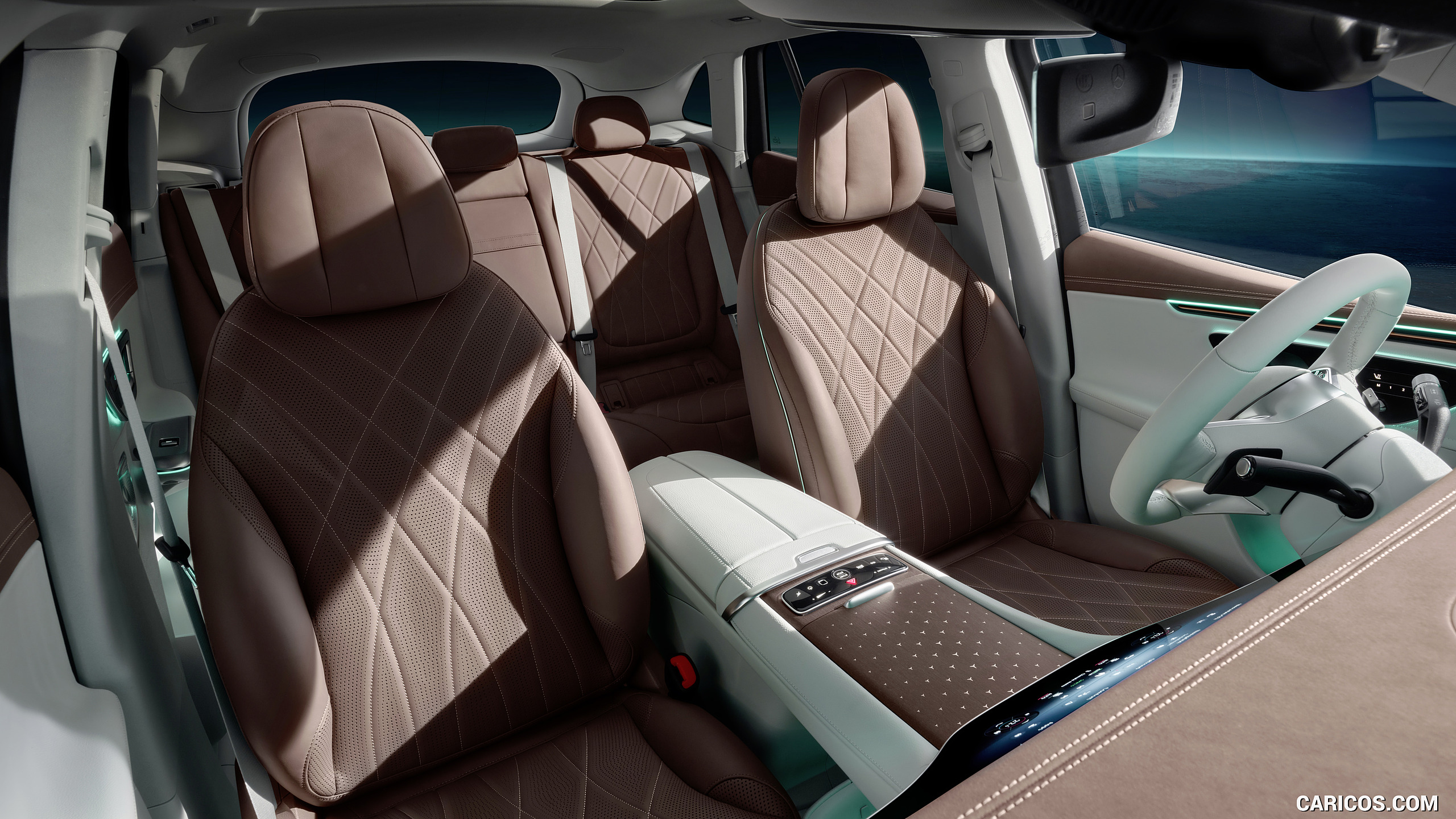 2023 Mercedes-Benz EQE SUV AMG Line Night Package (Color: Velvet Brown Metallic) - Interior, Seats, #52 of 52