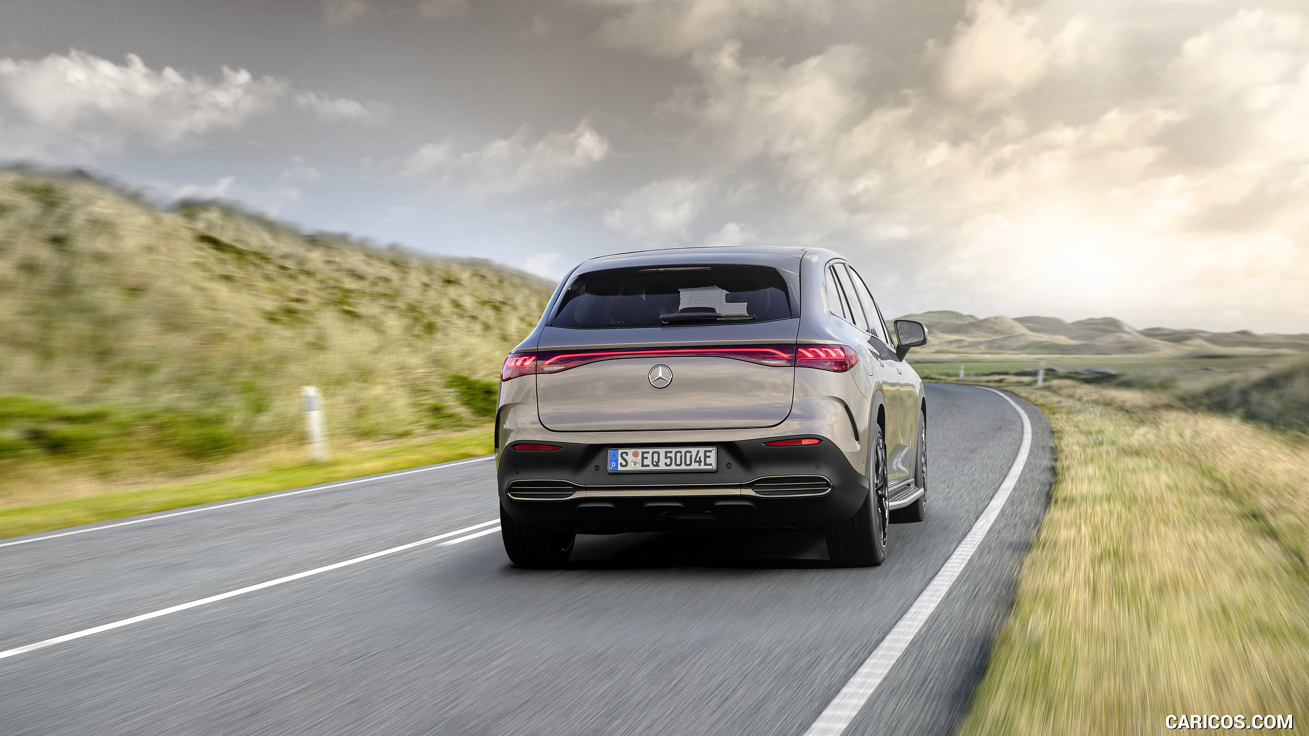 2023 Mercedes-Benz EQE SUV AMG Line Night Package (Color: Velvet Brown Metallic) - Rear, #11 of 52