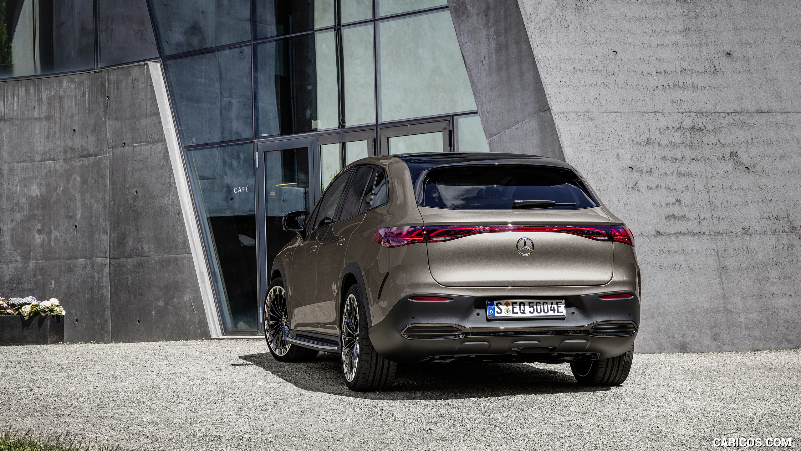 2023 Mercedes-Benz EQE SUV AMG Line Night Package (Color: Velvet Brown Metallic) - Rear, #28 of 52