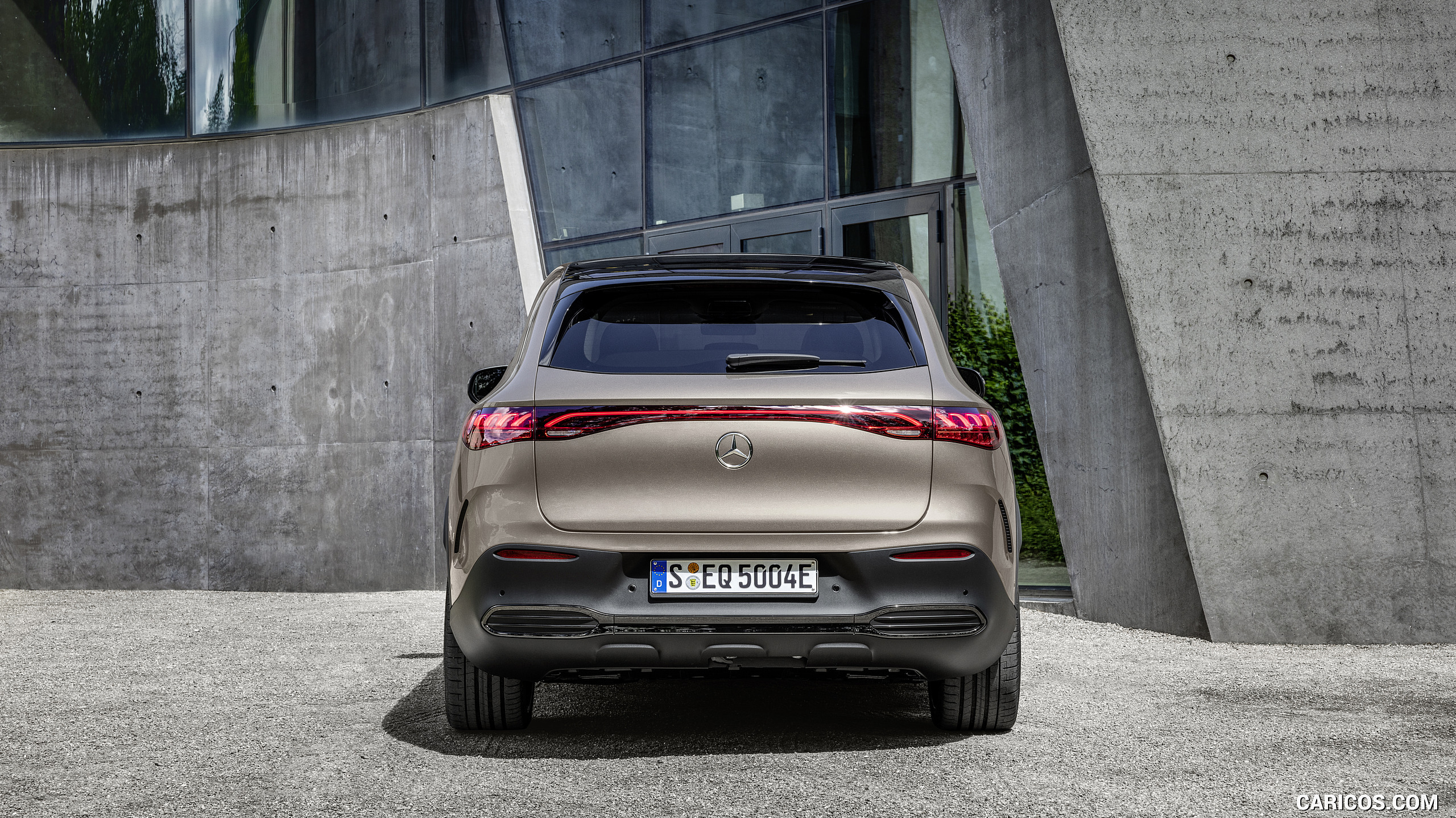 2023 Mercedes-Benz EQE SUV AMG Line Night Package (Color: Velvet Brown Metallic) - Rear, #29 of 52