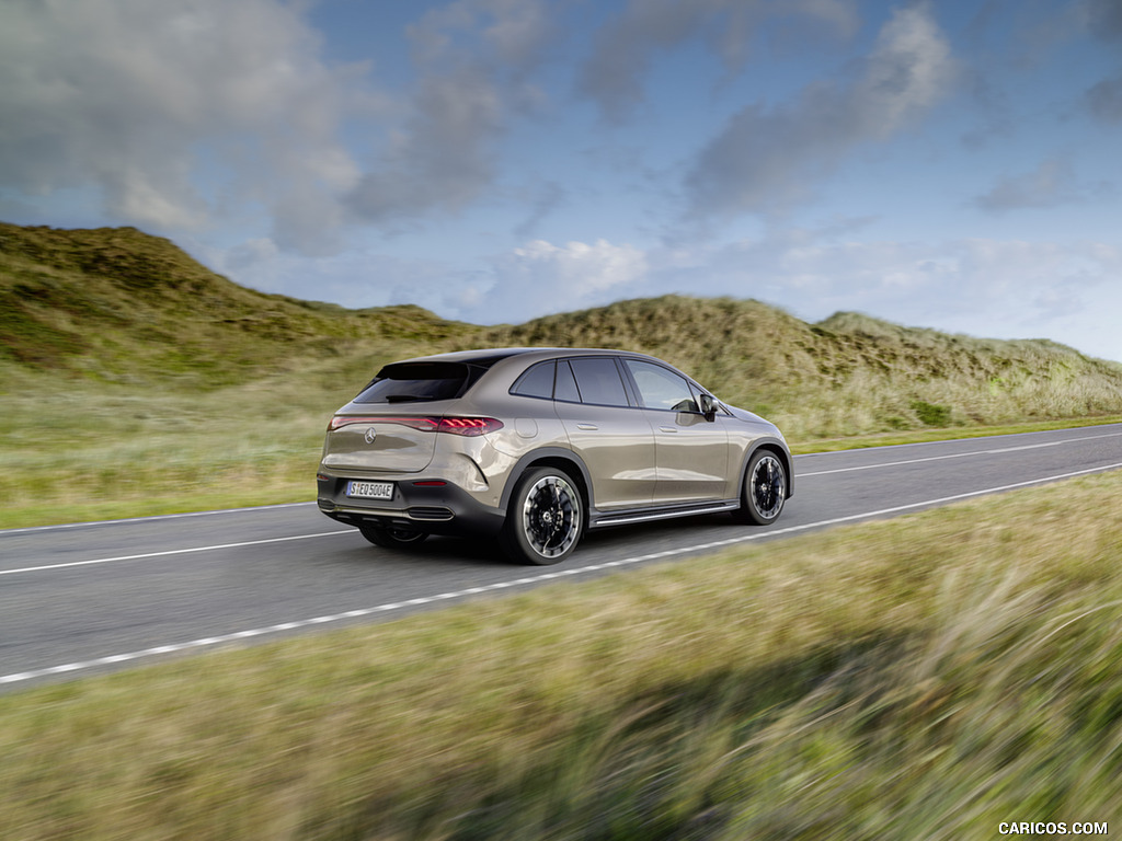 2023 Mercedes-Benz EQE SUV AMG Line Night Package (Color: Velvet Brown Metallic) - Rear Three-Quarter