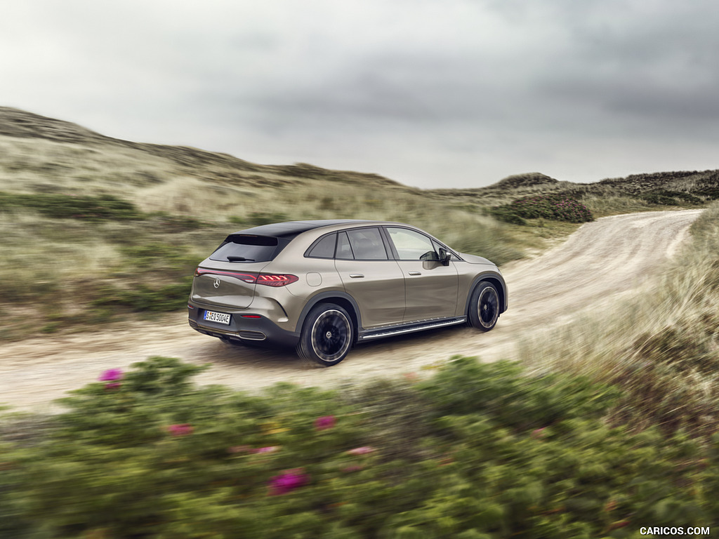 2023 Mercedes-Benz EQE SUV AMG Line Night Package (Color: Velvet Brown Metallic) - Rear Three-Quarter