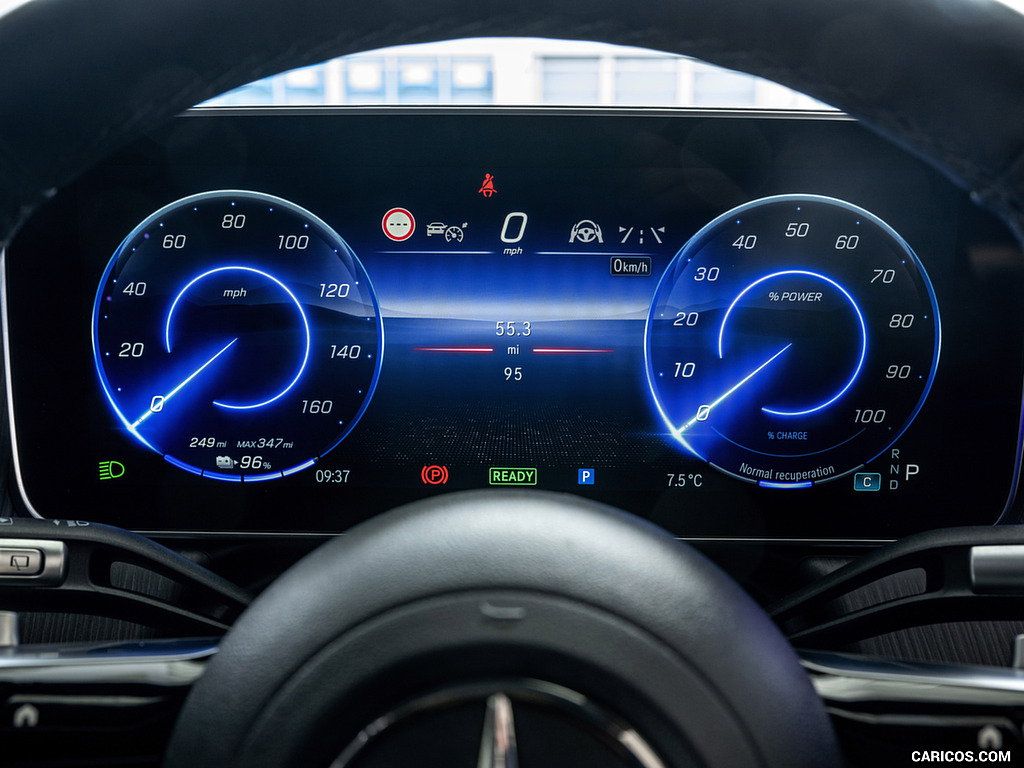 2023 Mercedes-Benz EQS SUV (UK-Spec) - Digital Instrument Cluster