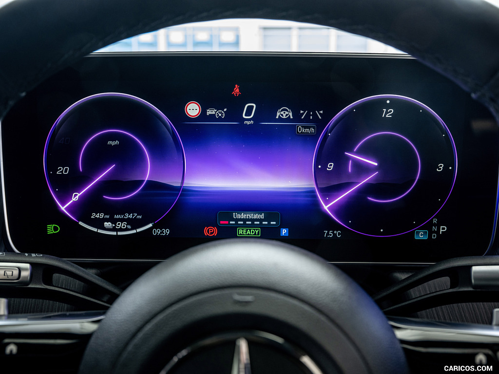 2023 Mercedes-Benz EQS SUV (UK-Spec) - Digital Instrument Cluster