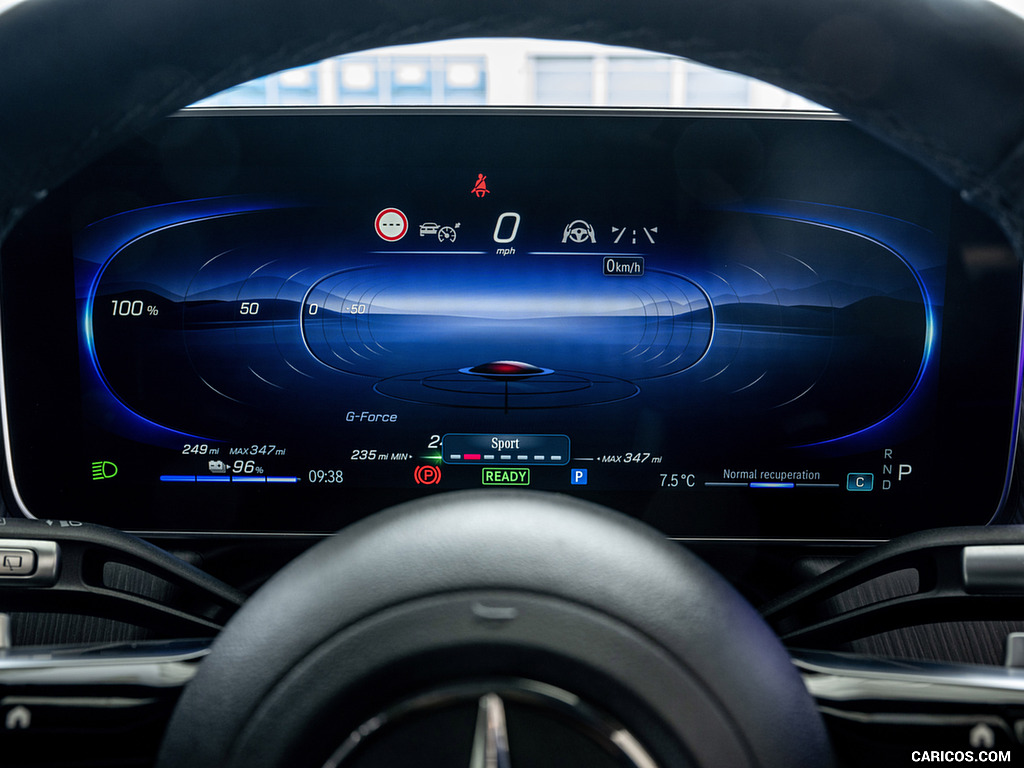 2023 Mercedes-Benz EQS SUV (UK-Spec) - Digital Instrument Cluster