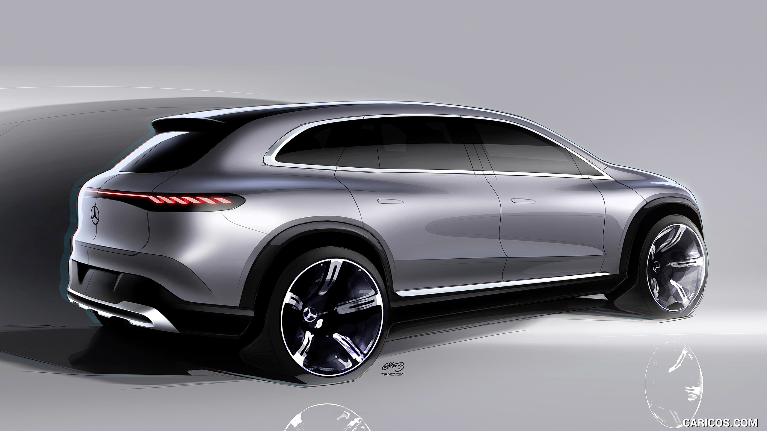 2023 Mercedes-Benz EQS SUV - Design Sketch, #101 of 212