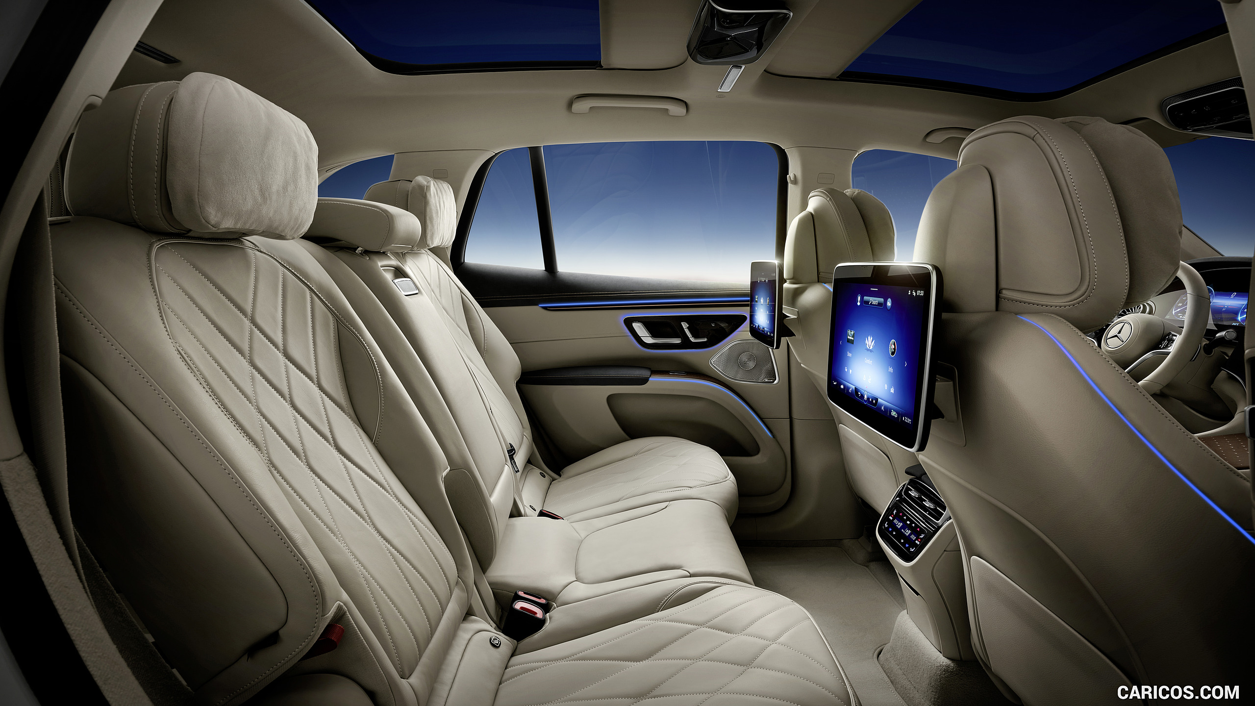 2023 Mercedes-Benz EQS SUV - Interior, Rear Seats, #98 of 212