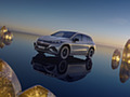 2023 Mercedes-Benz EQS SUV 450+ AMG Line (Color: Diamond White) - Front Three-Quarter