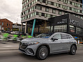 2023 Mercedes-Benz EQS SUV 580 4MATIC AMG Line (Color: Alpine Grey) - Front Three-Quarter
