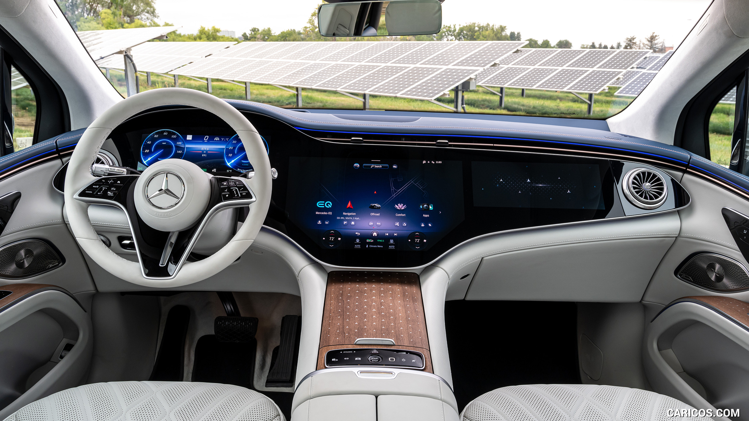 2023 Mercedes-Benz EQS SUV 580 4MATIC AMG Line (Color: Alpine Grey) - Interior, Cockpit, #128 of 212