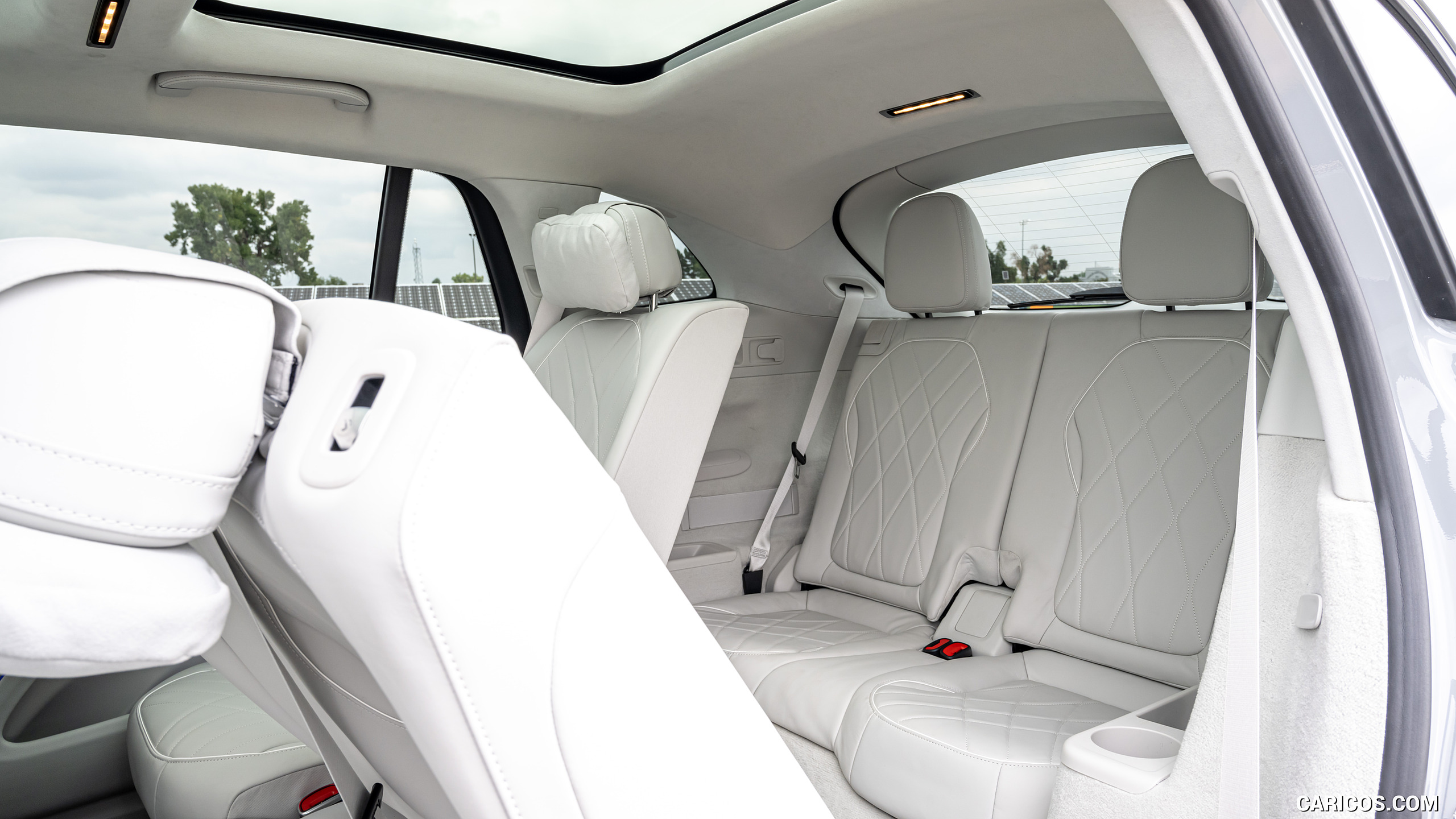 2023 Mercedes-Benz EQS SUV 580 4MATIC AMG Line (Color: Alpine Grey) - Interior, Third Row Seats, #130 of 212