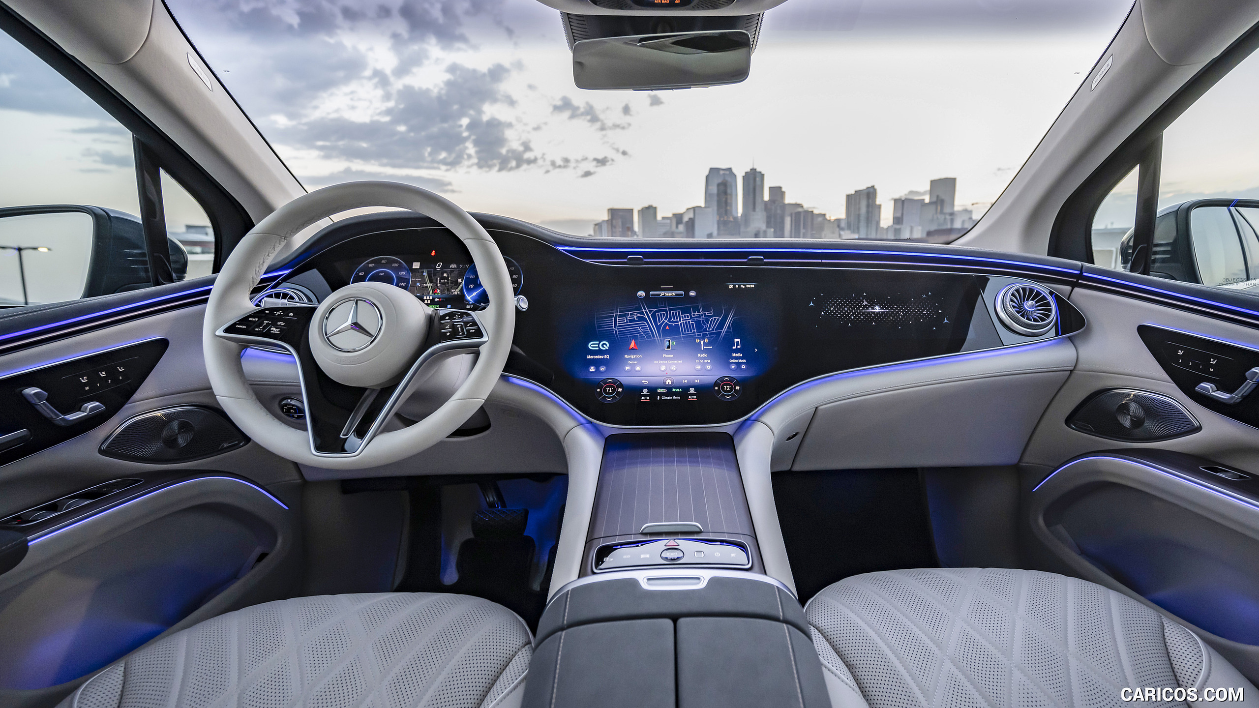 2023 Mercedes-Benz EQS SUV 580 4MATIC AMG Line (Color: Sodalite Blue) - Interior, Cockpit, #189 of 212