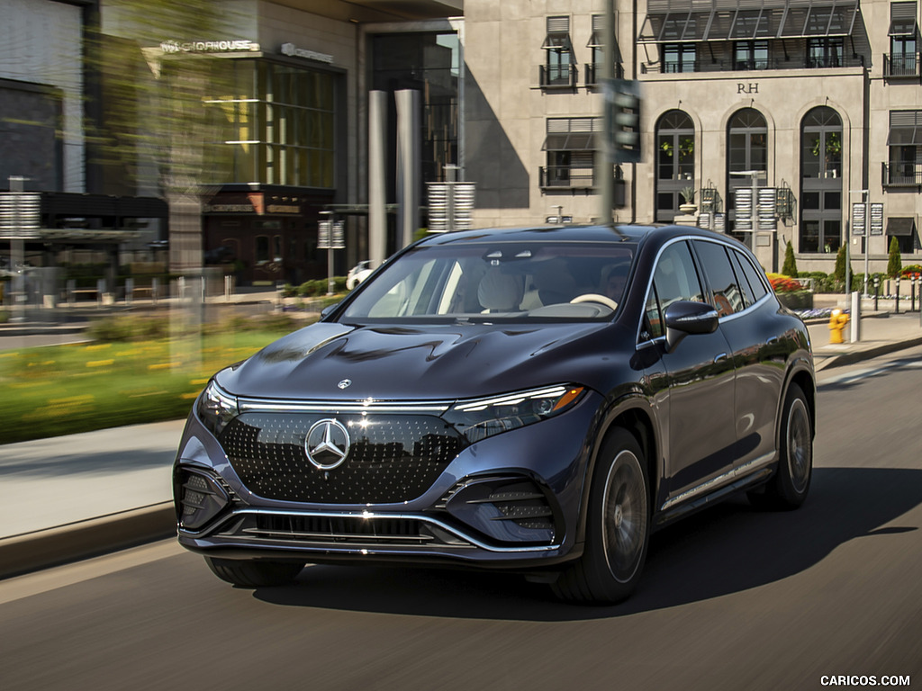 2023 Mercedes-Benz EQS SUV 580 4MATIC AMG Line (Color: Sodalite Blue) - Front