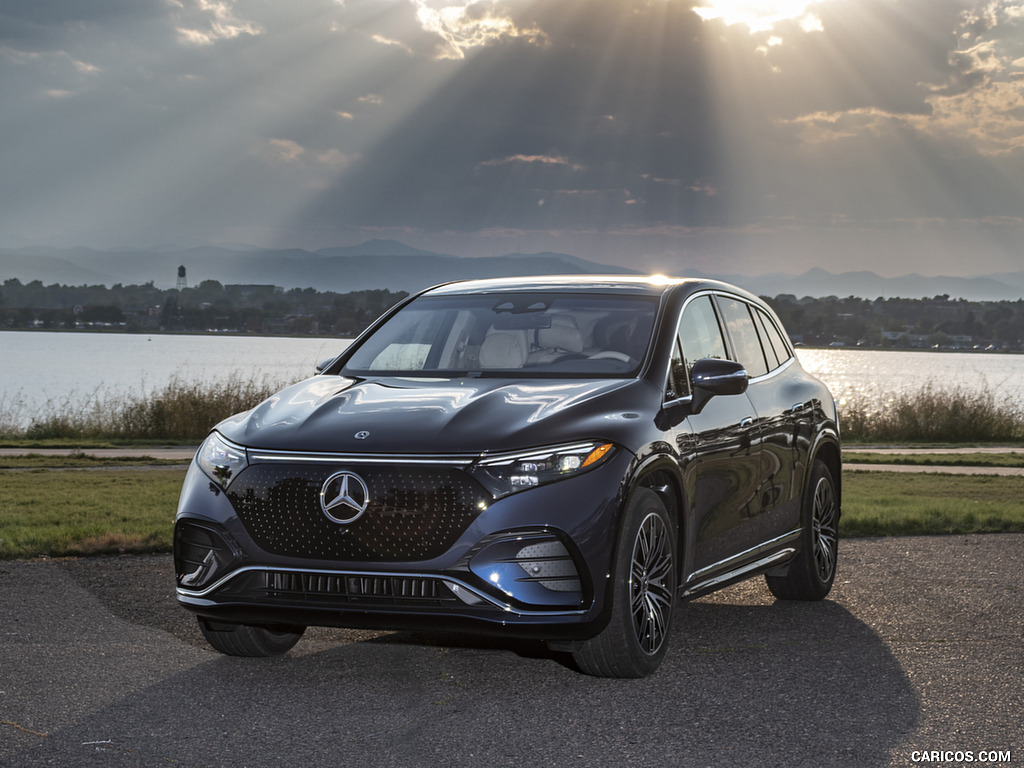 2023 Mercedes-Benz EQS SUV 580 4MATIC AMG Line (Color: Sodalite Blue) - Front