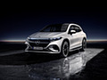 2023 Mercedes-Benz EQS SUV AMG Line (Color: Diamond White) - Front Three-Quarter
