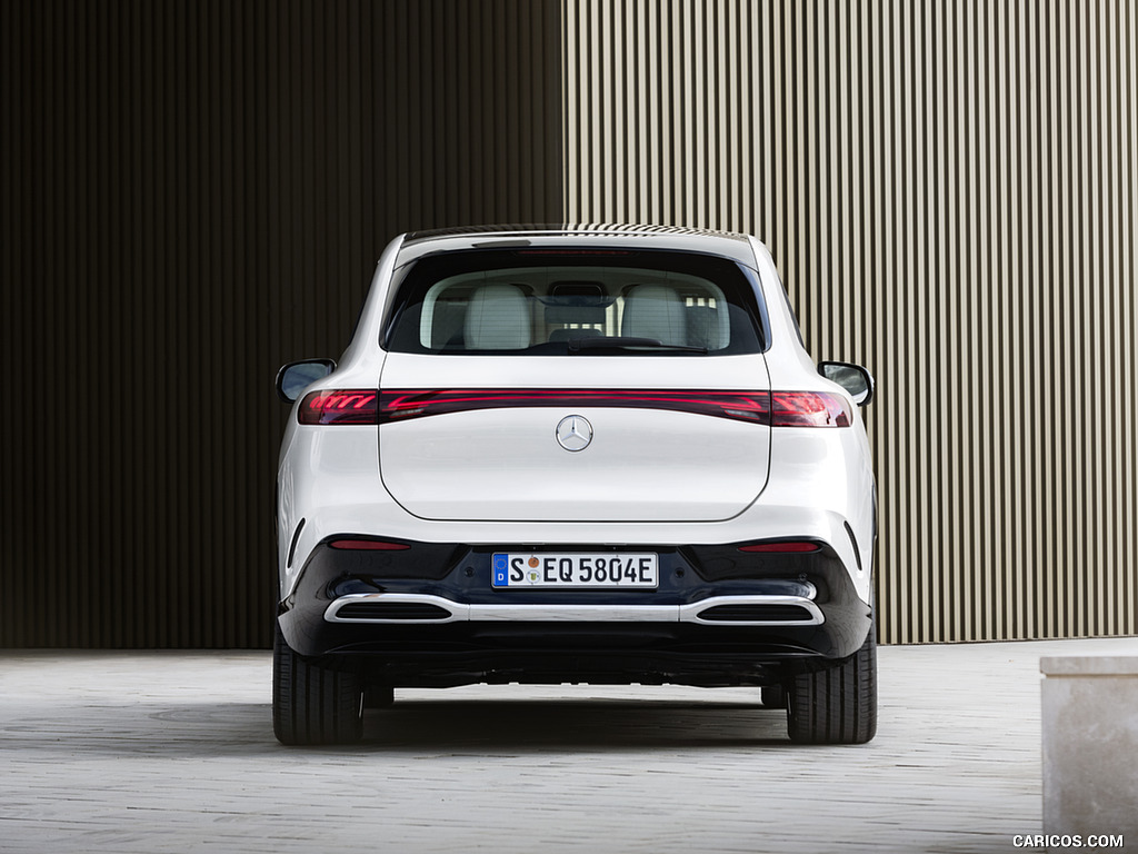 2023 Mercedes-Benz EQS SUV AMG Line (Color: Diamond White) - Rear