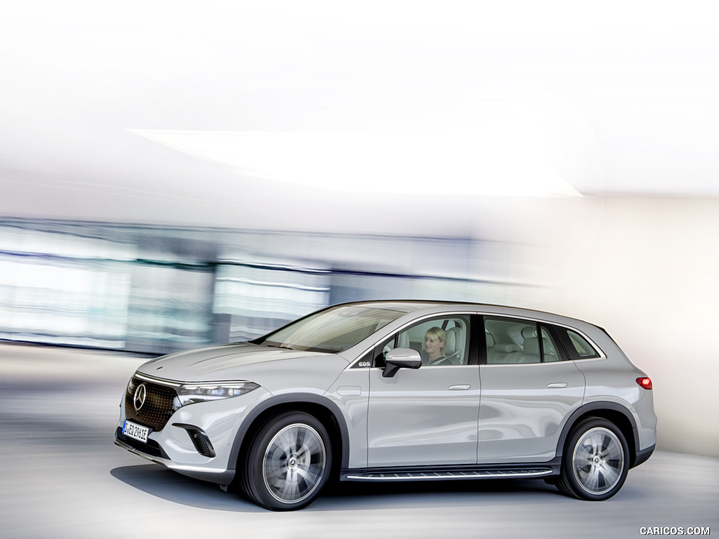 2023 Mercedes-Benz EQS SUV Electric Art Line (Color: Alpine Grey) - Side