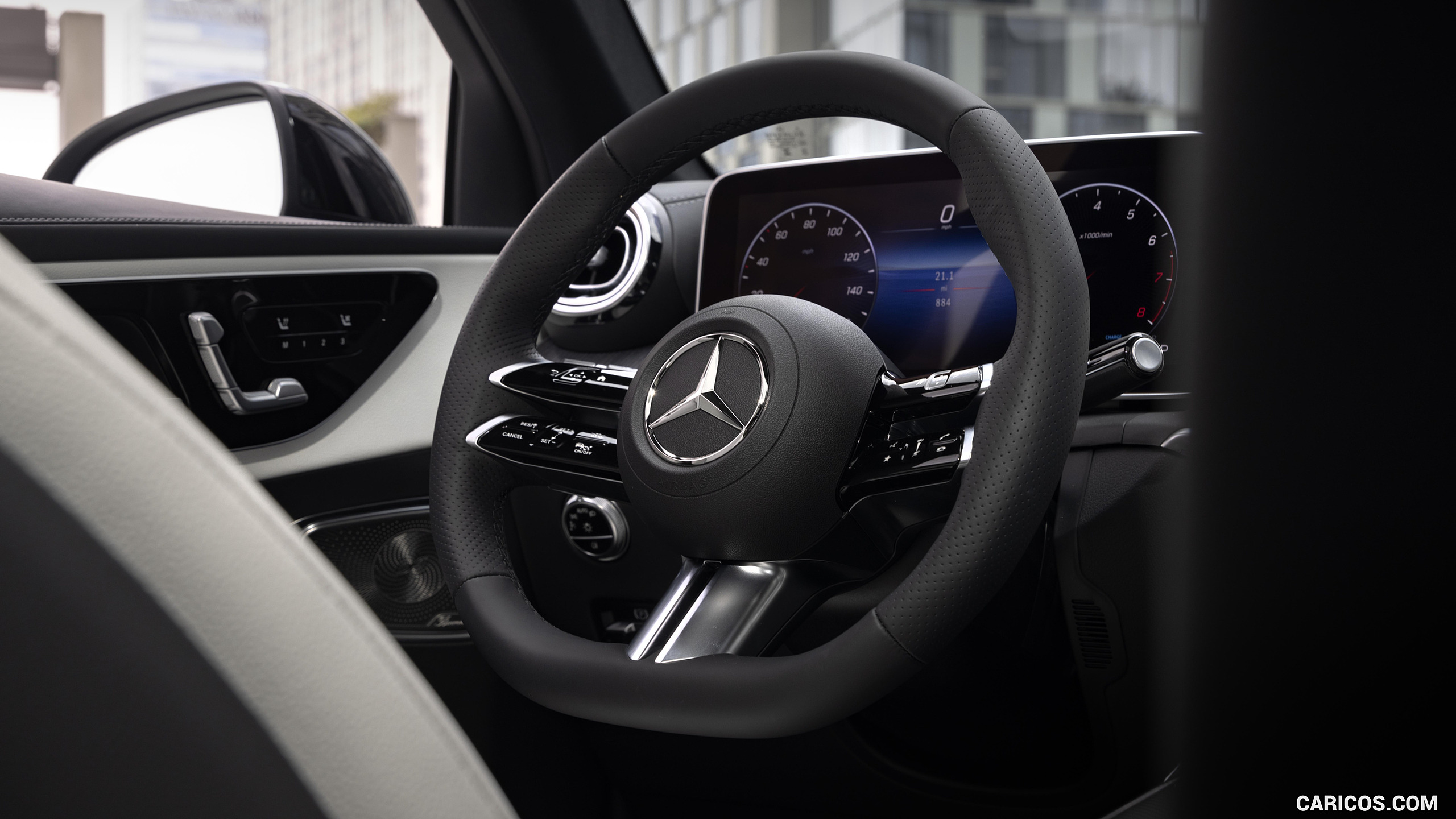 2023 Mercedes-Benz GLC 300 (US-Spec) - Interior, Steering Wheel, #26 of 50