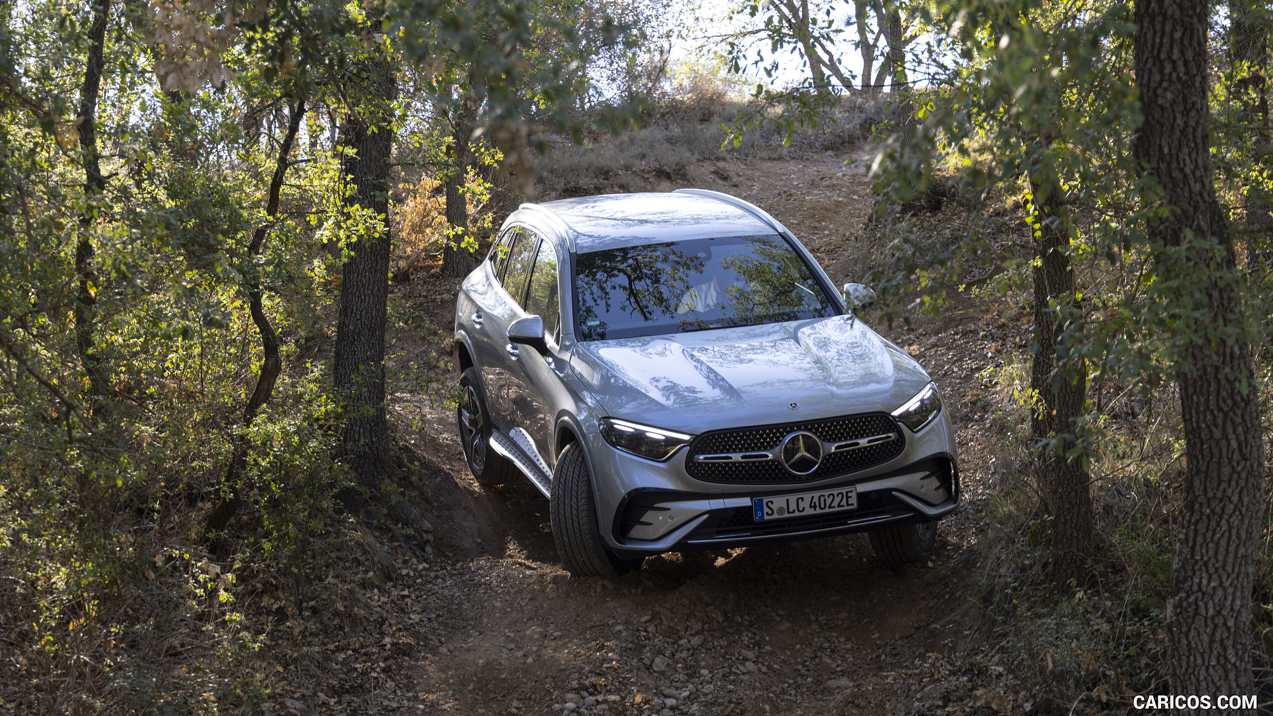 2023 Mercedes-Benz GLC 400 e Plug-In Hybrid 4MATIC AMG Line (Color: High-Tech Silver) - Off-Road, #211 of 227