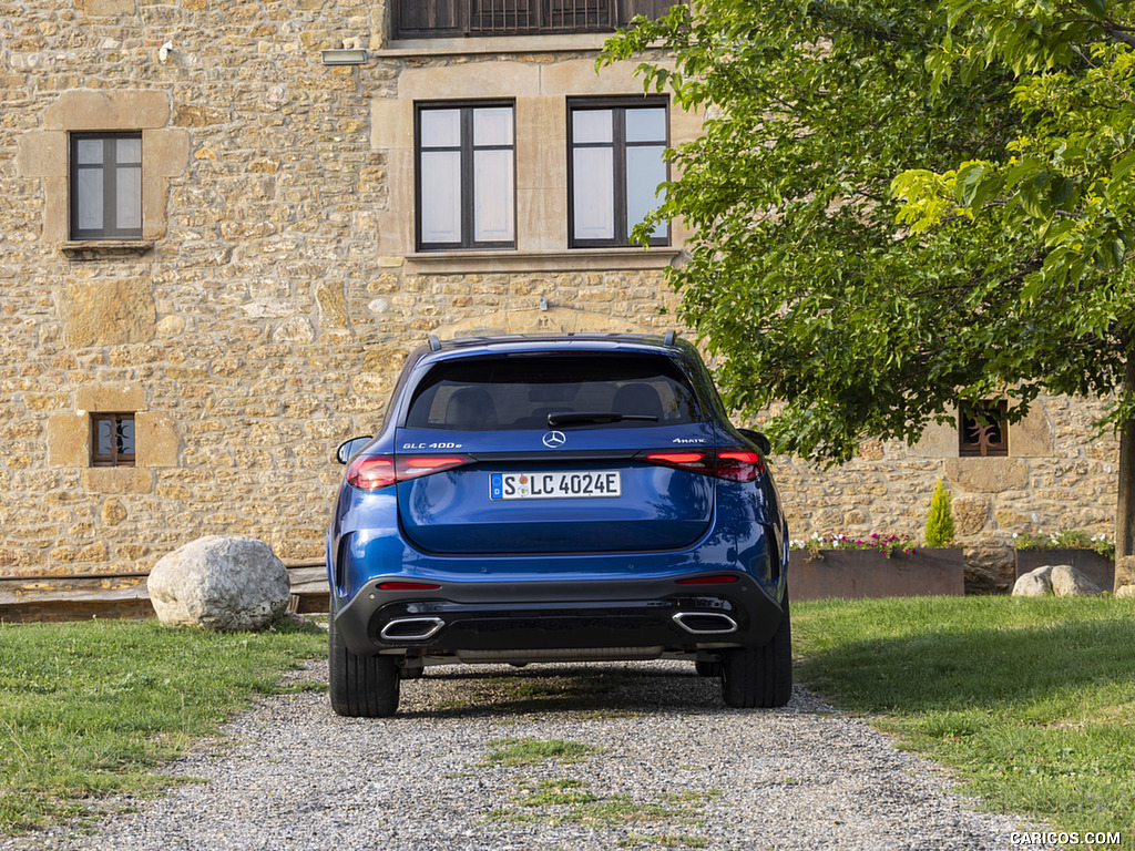 2023 Mercedes-Benz GLC 400 e Plug-In Hybrid 4MATIC AMG Line (Color: Spectral Blue - Rear