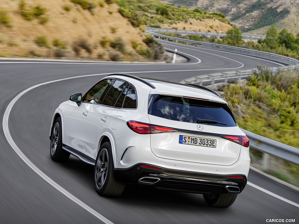 2023 Mercedes-Benz GLC Plug-in-Hybrid AMG Line MANUFAKTUR (Color: Diamond White Bright) - Rear