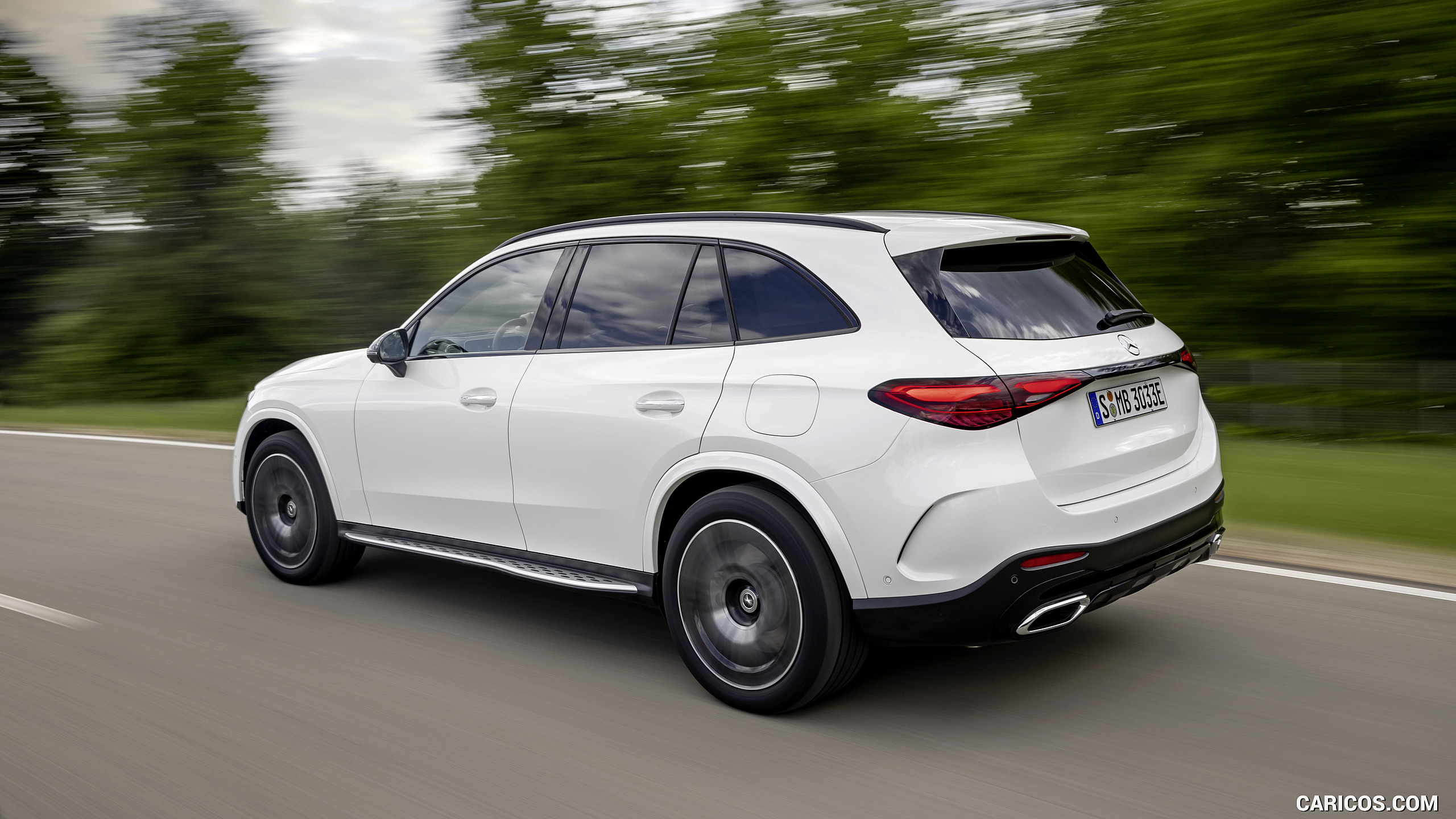 2023 Mercedes Benz Glc Plug In Hybrid Amg Line Manufaktur Color Diamond White Bright Rear 0533