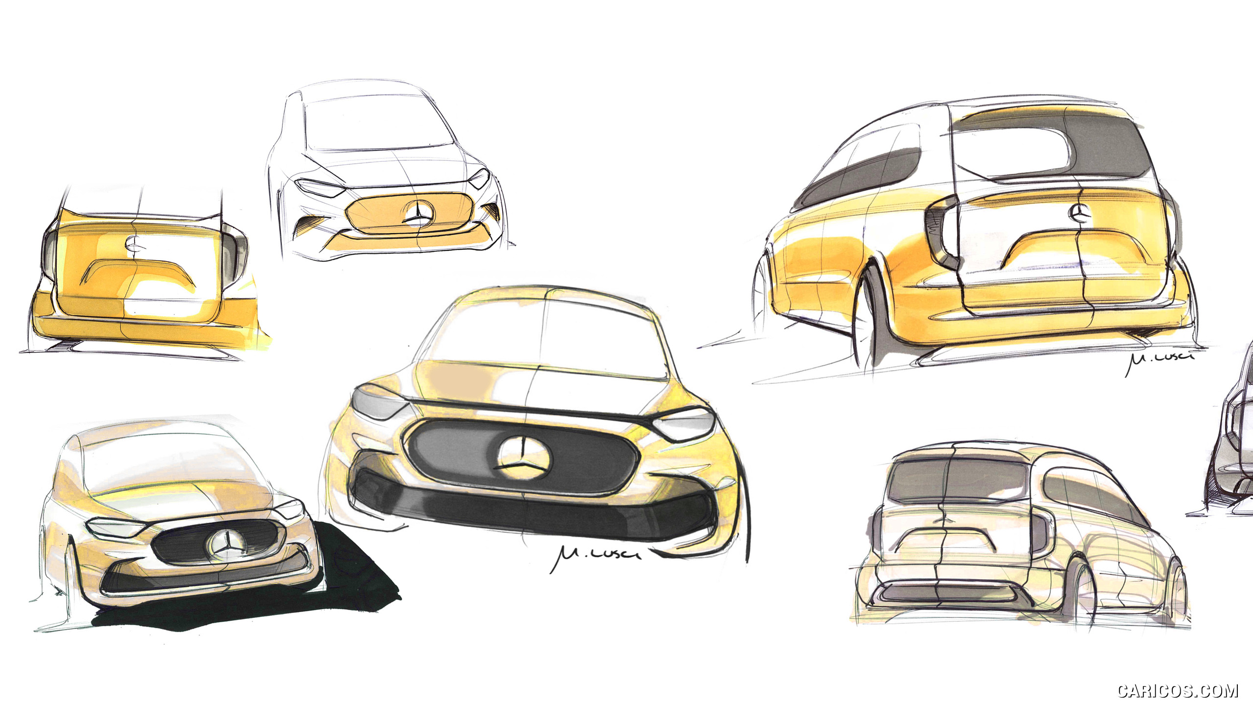 2023 Mercedes-Benz T-Class - Design Sketch, #70 of 73