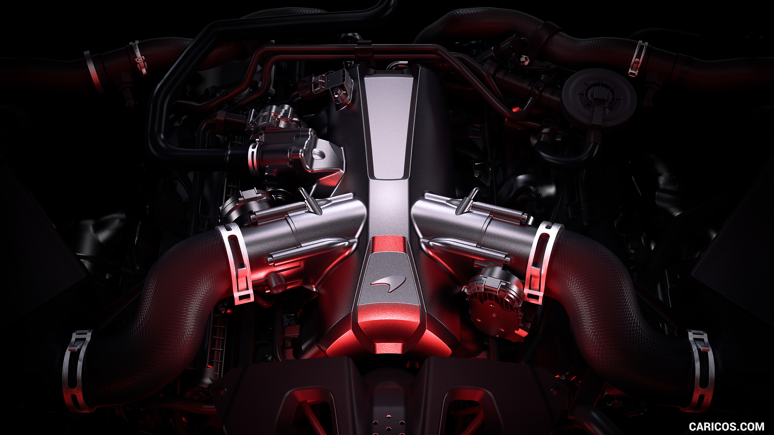 2024 McLaren 750S Spider Engine Caricos