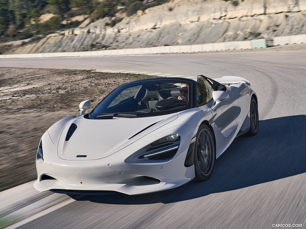 2024 McLaren 750S Spider - Front Three-Quarter