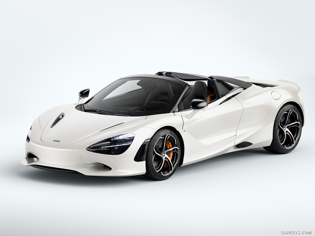 2024 McLaren 750S Spider - Front Three-Quarter