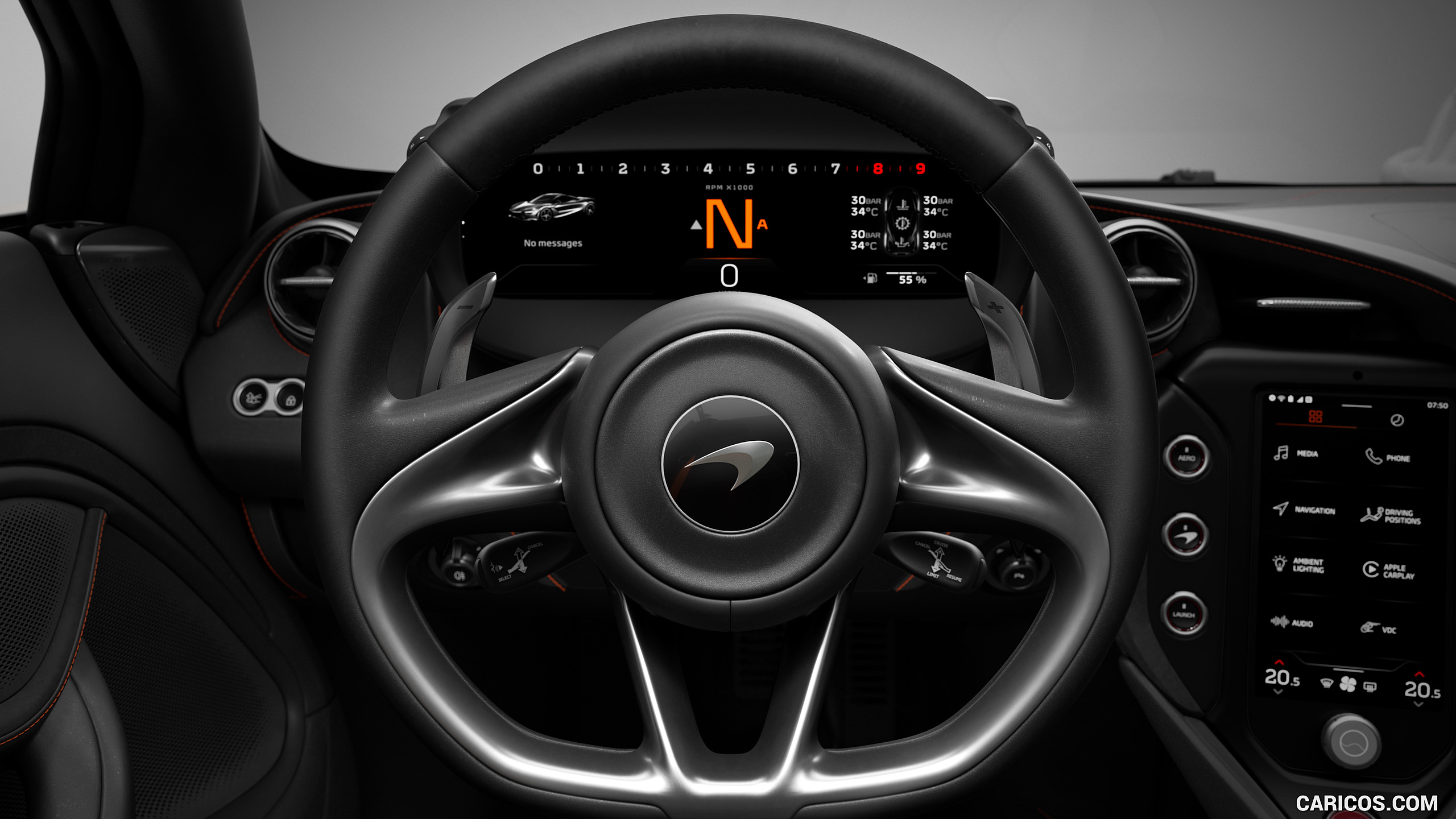 2024 McLaren 750S Spider - Interior, Steering Wheel, #39 of 41