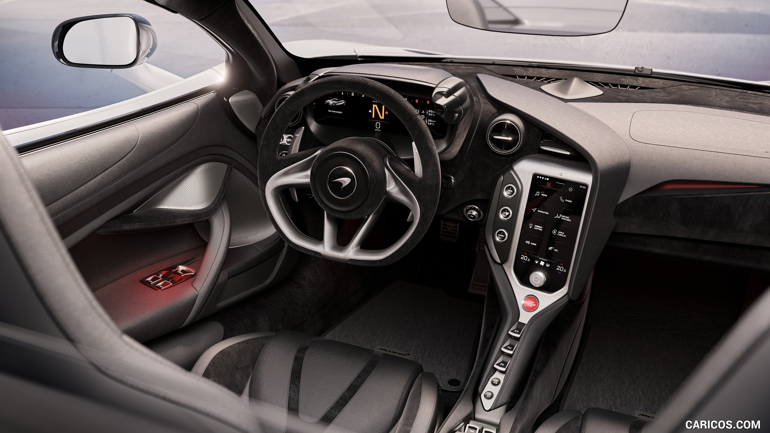 2024 McLaren 750S Spider Interior Caricos