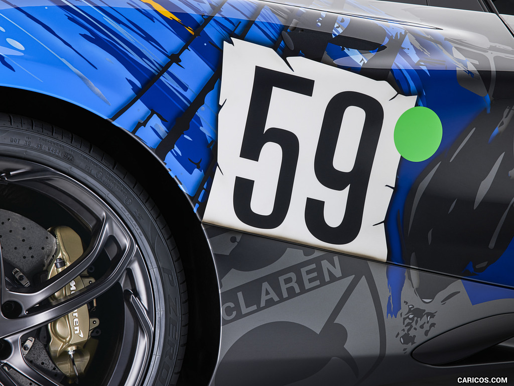 2024 McLaren 750S with 3-7-59 Theme - Detail