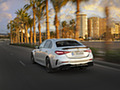 2024 Mercedes-AMG C 63 S E Performance (Color: Hightech Silver Metallic) - Rear Three-Quarter