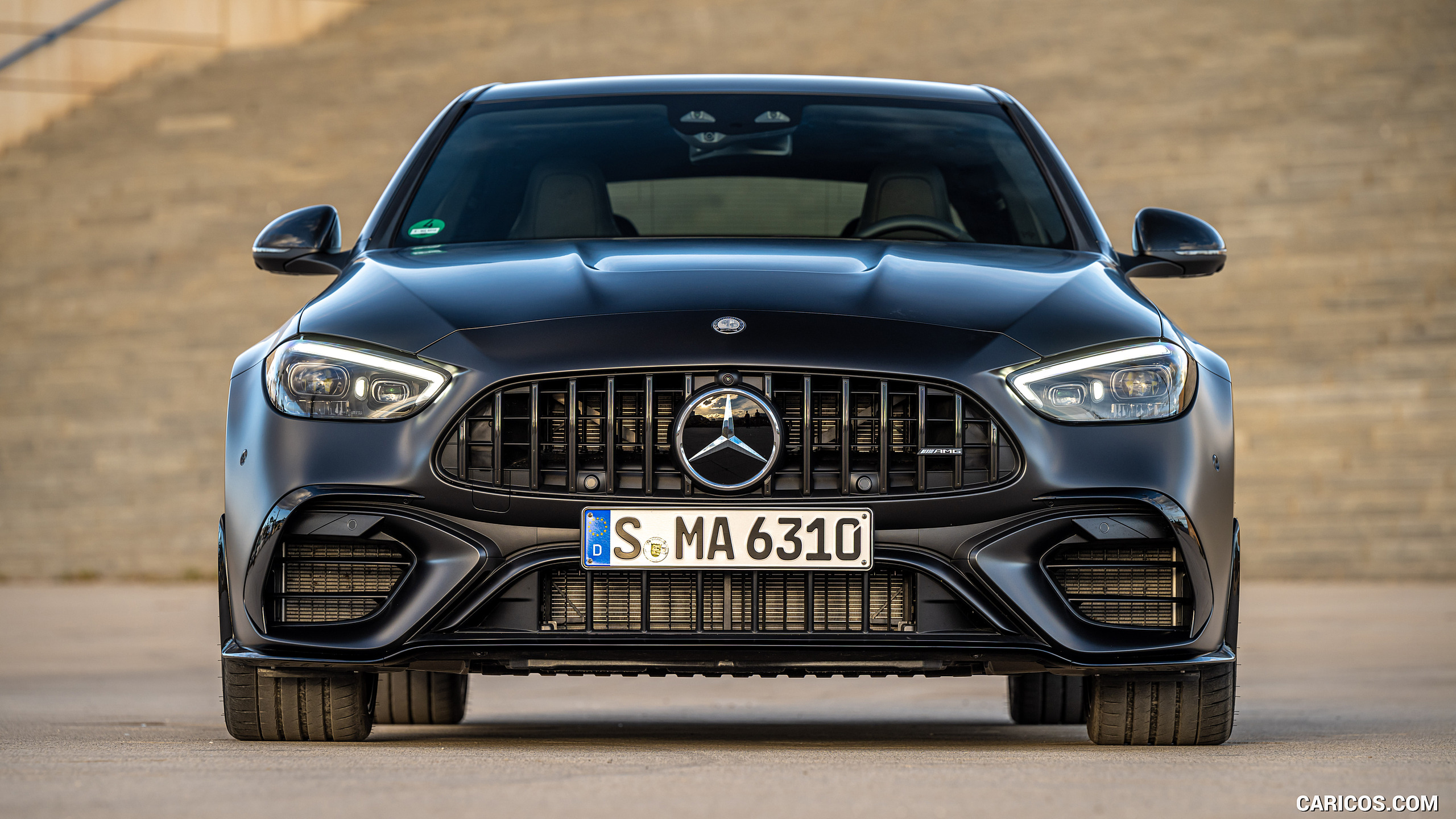 2024 Mercedes-AMG C 63 S E Performance (Color: MANUFAKTUR Graphit Grey Magno) - Front, #81 of 112