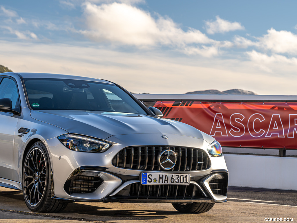 2024 Mercedes-AMG C 63 S E Performance (Color: Hightech Silver Metallic) - Front