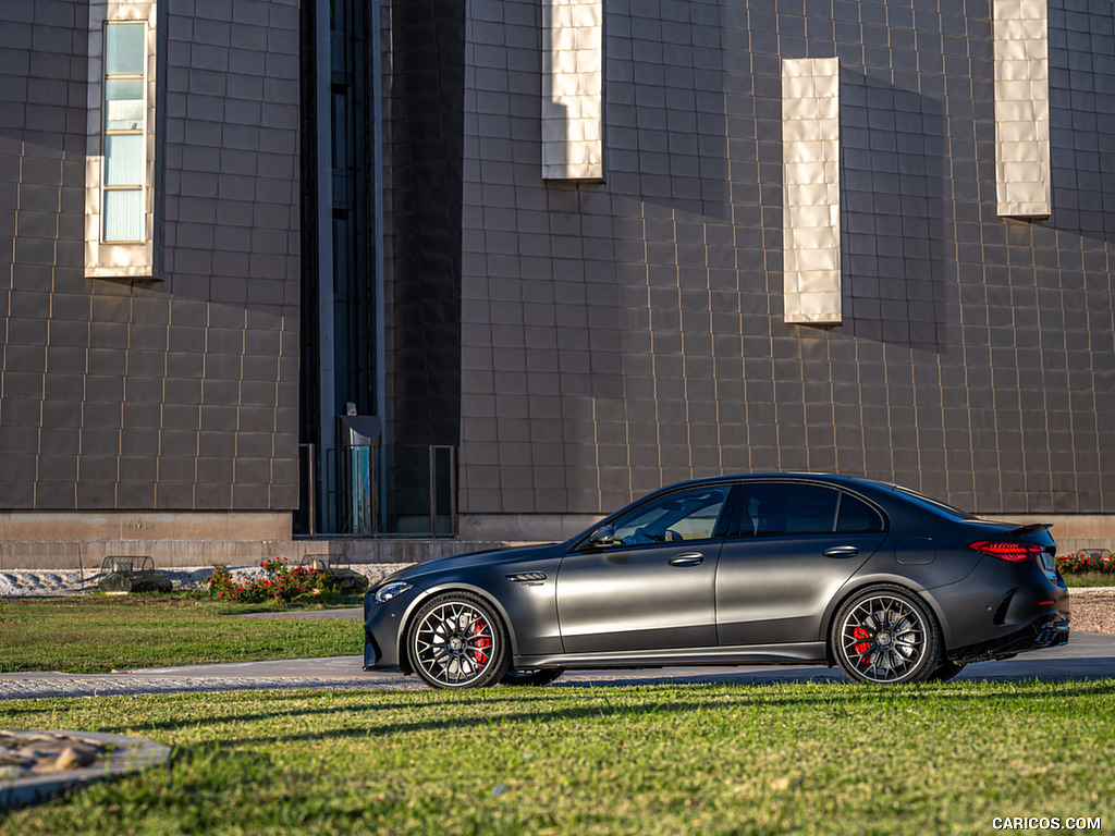 2024 Mercedes-AMG C 63 S E Performance (Color: MANUFAKTUR Graphit Grey Magno) - Side