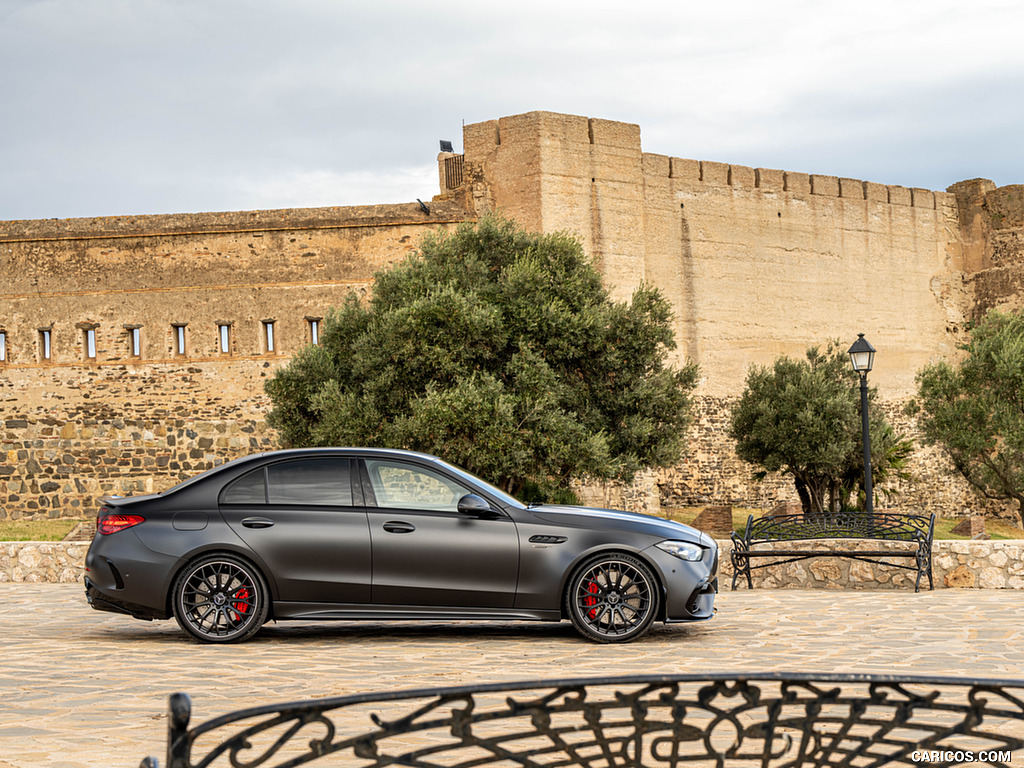 2024 Mercedes-AMG C 63 S E Performance (Color: MANUFAKTUR Graphit Grey Magno) - Side