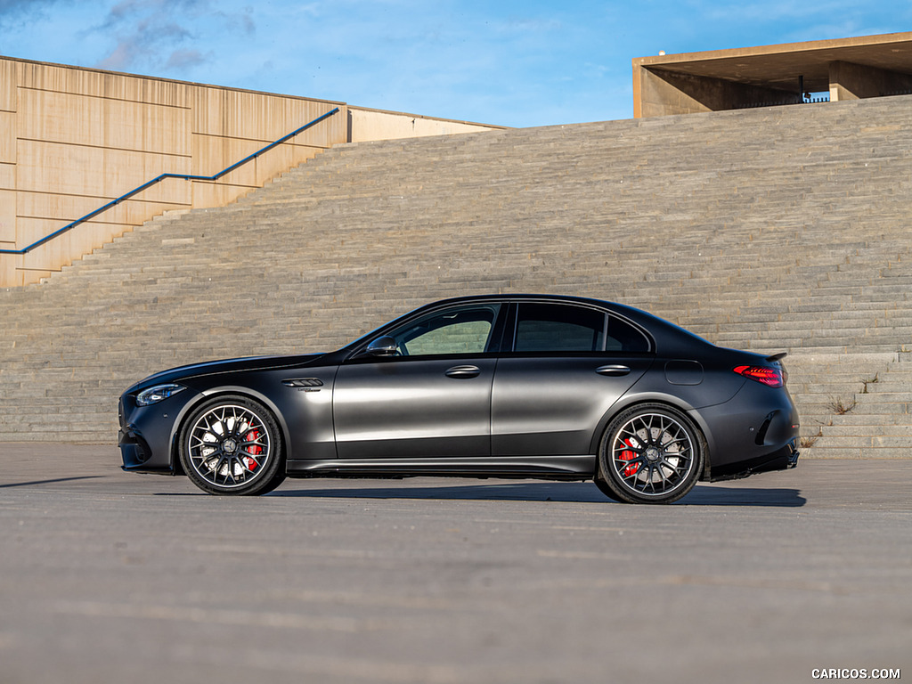 2024 Mercedes-AMG C 63 S E Performance (Color: MANUFAKTUR Graphit Grey Magno) - Side