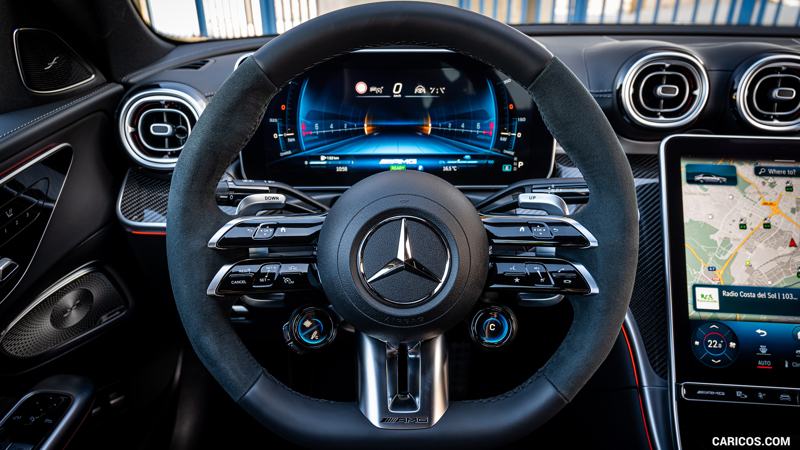 2024 Mercedes-AMG C 63 S E Performance - Interior, Steering Wheel, #95 of 112
