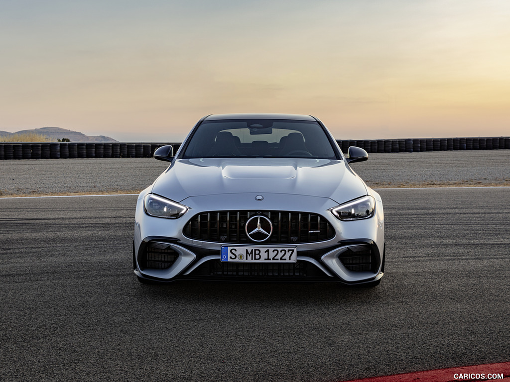 2024 Mercedes-AMG C 63 S E Performance Sedan (Color: High Tech Silver) - Front