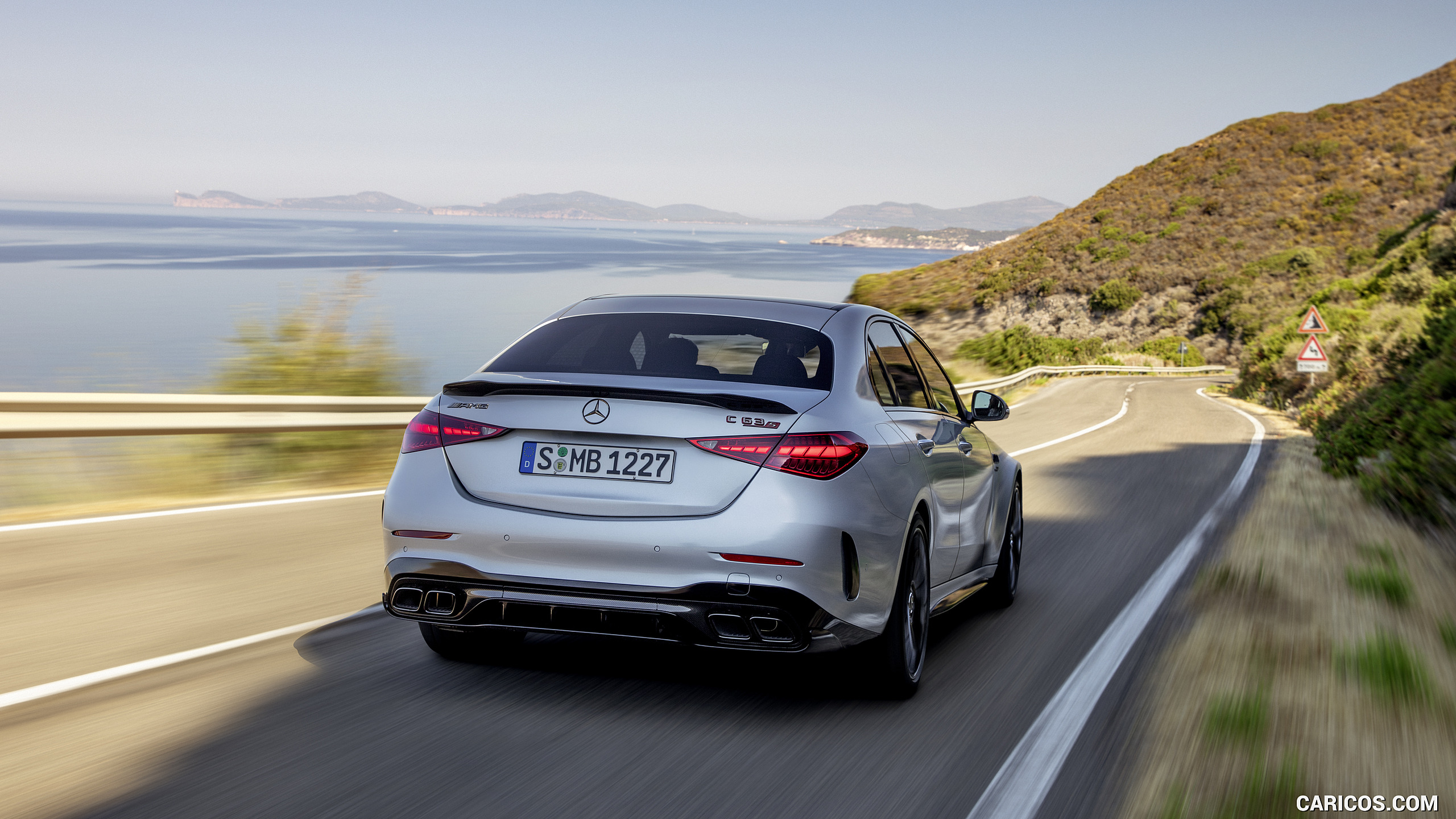 2024 MercedesAMG C 63 S E Performance Sedan (Color High Tech Silver