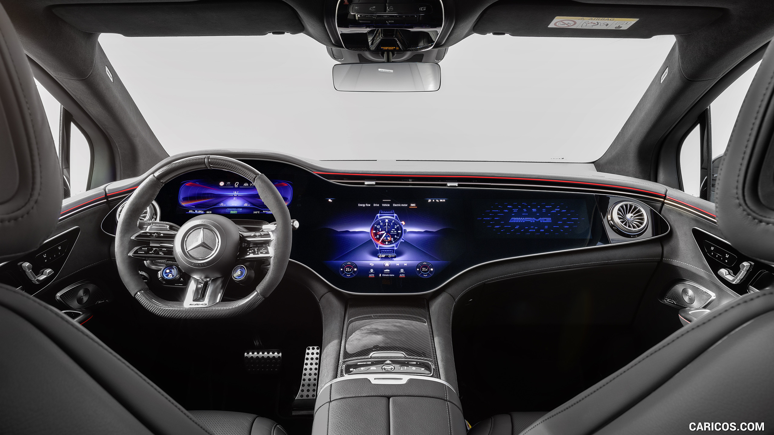 2024 Mercedes-AMG EQE 53 4MATIC+ SUV (Color: MANUFAKTUR Alpine Grey Solid) - Interior, Cockpit, #28 of 190