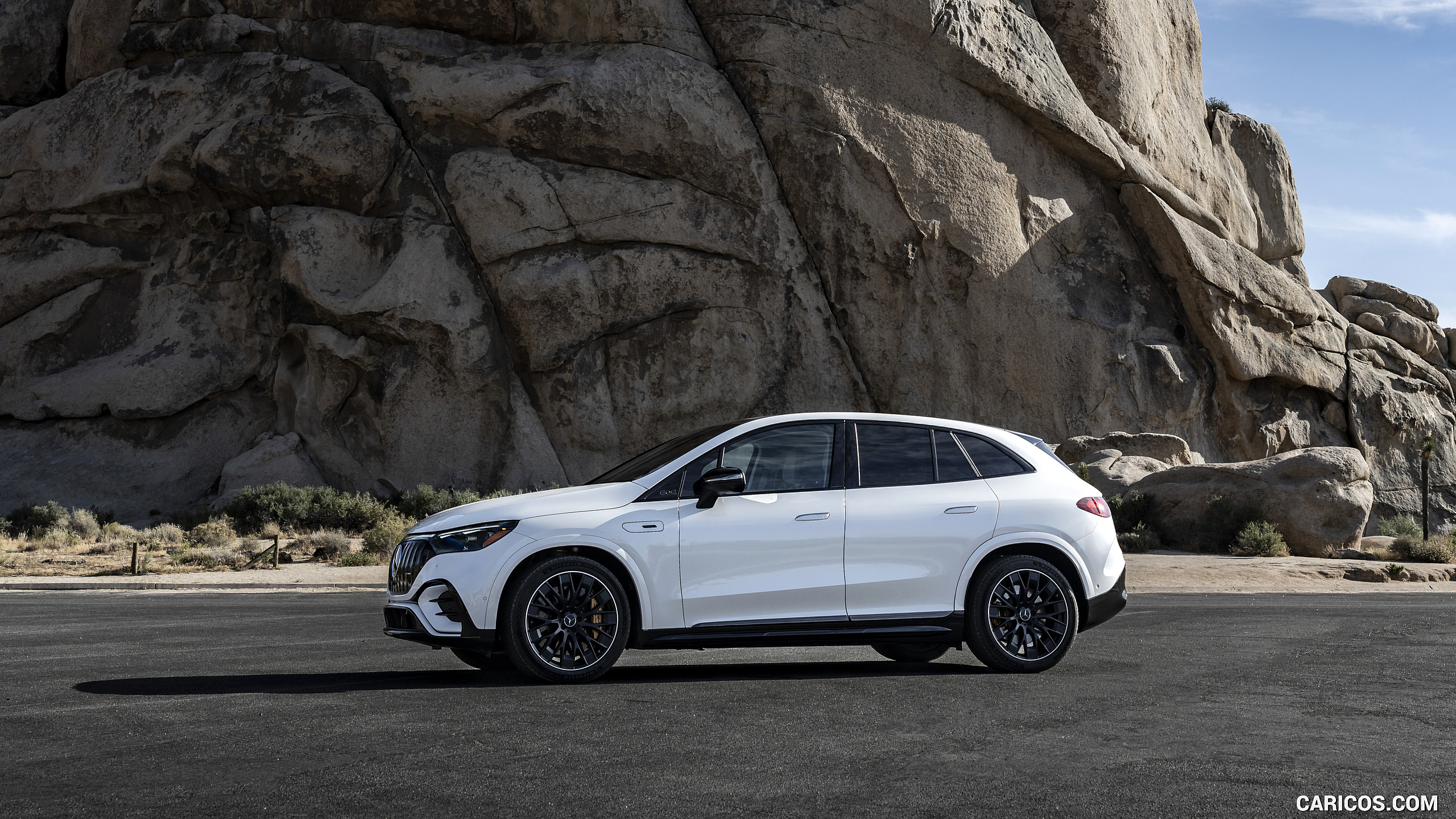 2024 Mercedes-AMG EQE 53 SUV (US-Spec) (Color: Diamond White) - Side, #140 of 190