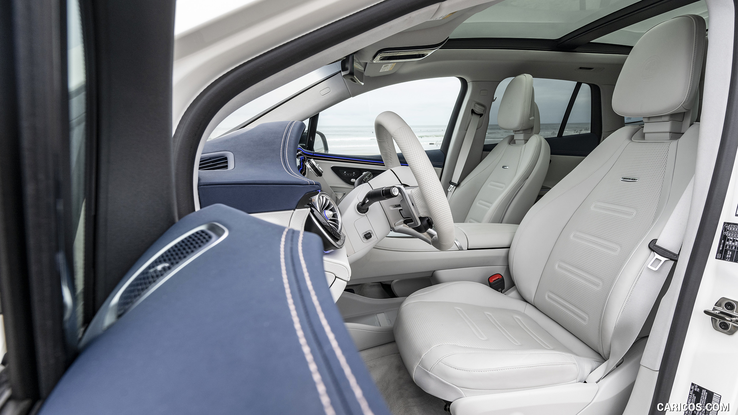 2024 Mercedes-AMG EQE 53 SUV (US-Spec) - Interior, Front Seats, #179 of 190